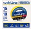 Изолента ПВХ Safeline 15 мм x 10 м желтая 12120 2