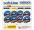 Изолента ПВХ Safeline, 15мм х 20м, желто-зеленая 12122 9