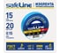 Изолента Safeline ПВХ 15мм х 20м синяя 9365 2
