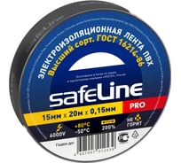 Изолента Safeline 15/20 черный 9360