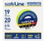 Изолента ПВХ Safeline 19 мм x 20 м желто-зеленая 12123 2