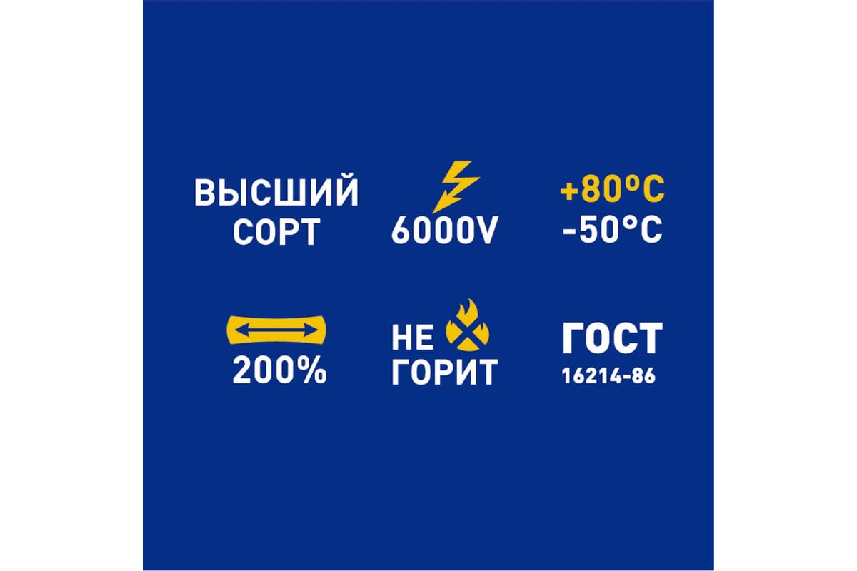 Изолента Safeline 19/25 синий 9374 - выгодная цена, отзывы ...