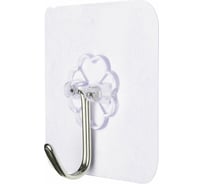 Самоклеящиеся универсальные крючки LAIMA 6x6 см, комплект 20 шт., сталь + пвх 608792