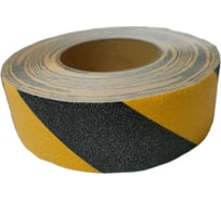 Противоскользящая лента No Skidding жёлто-чёрная, 5 см, 18.3 м NS5102YB