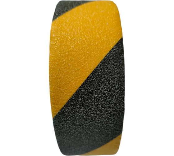 Противоскользящая лента No Skidding жёлто-чёрная, 5 см, 18.3 м NS5102YB