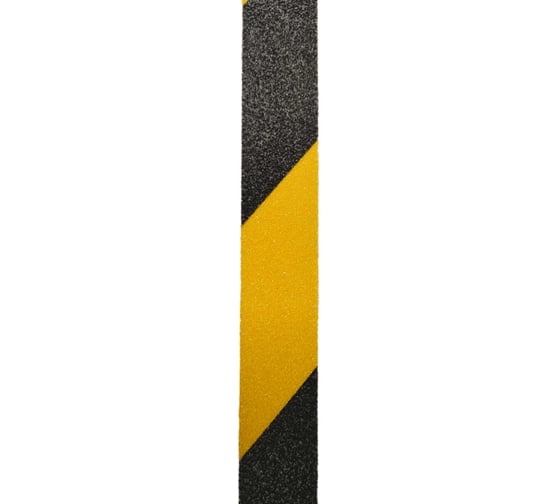 Противоскользящая лента No Skidding жёлто-чёрная, 5 см, 18.3 м NS5102YB