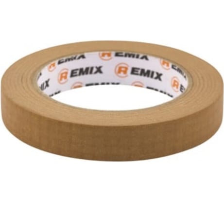 Малярная лента REMIX коричневая 19 мм, 40 м, 80 градусов 0015949