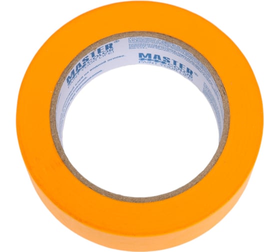 Малярная лента MASTER COLOR золотистая, рисовая бумага, термостойкая до 120C, 36 мм х 50 м 30-6126 1
