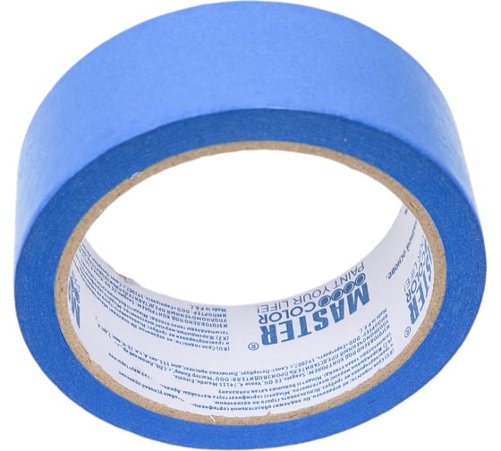 Малярная лента MASTER COLOR синяя, для наружных работ, 36 мм x 25 м 30-6413