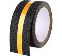 Противоскользящая лента Safetygrip anti slip tape, крупная зернистость 60 grit, 50мм х 18.3 м, цвет: черный с фотолюминесцентной полосой PVC-AST-50X18-FOTOLINE