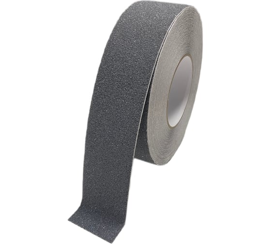 Противоскользящая лента Safetygrip anti slip tape, крупная зернистость 60 grit, 50 мм х 18.3 м, цвет: серый PVC-AST-50X18-GRY