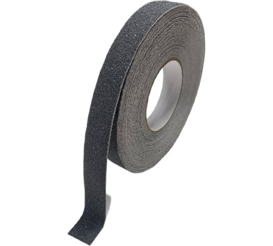 Противоскользящая лента Safetygrip anti slip tape, крупная зернистость 60 grit, 25 мм х 18.3 м, цвет: серый PVC-AST-25X18-GRY 1
