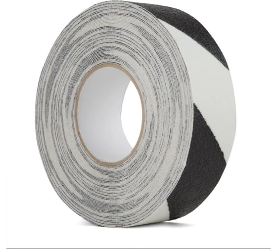 Противоскользящая лента Safetygrip anti slip tape, крупная зернистость 60 grit, 25 мм х 18.3 м, цвет: салатовый/черный PVC-AST-25X18-FOT/BLA
