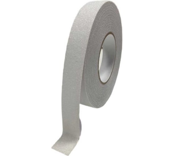 Противоскользящая лента Safetygrip anti slip tape, крупная зернистость 60 grit, 25 мм х 18.3 м, цвет: прозрачный PVC-AST-25X18-CLE