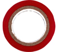 Изоляционная лента DolleX, 19 мм х 9,10 м, красная, ПВХ PVC, ET-1319RED