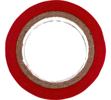 Изоляционная лента DolleX, 19 мм х 9,10 м, красная, ПВХ PVC, ET-1319RED