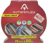 Противоскользящая лента Interflex ANTISLIP EK2911 25 мм, 50 м, черная 4146602550