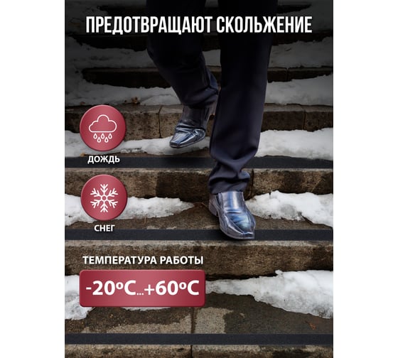 Противоскользящая лента VORTEX 25 мм х 5 м 22508
