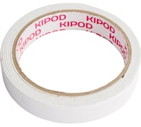 Двухсторонняя лента KIPOD на вспененной основе 19мм х 1,5м 006507001 16160910