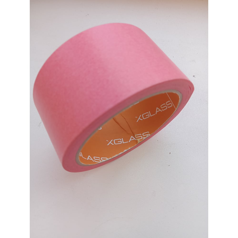 Малярная лента для деликатных поверхностей XGLASS бумага washi, розовая ...