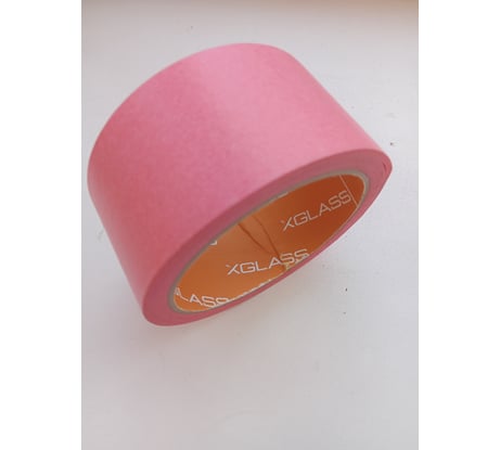 Малярная лента для деликатных поверхностей XGLASS бумага washi, розовая, 48 мм, 25 м 160488