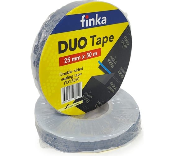 Клейкая лента Finka DUO Tape 25mmx50m FDT2550
