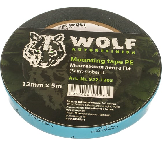 Монтажная лента Wolf Saint-Gobain 12 мм х 5 м 922.1205