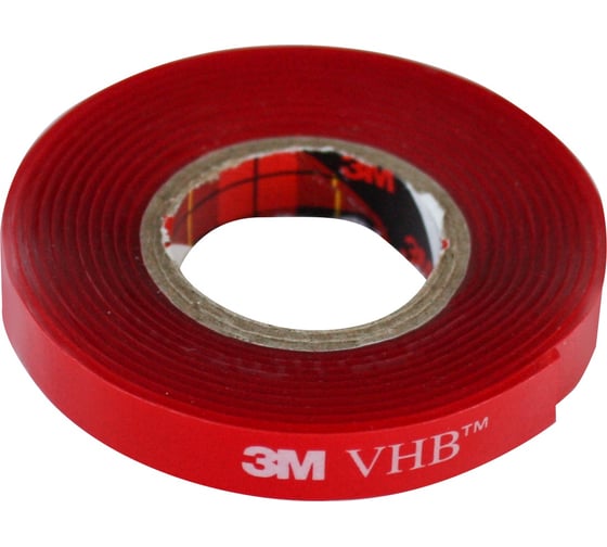 Монтажная двусторонняя лента 3M VHB 4910F прозрачная,19 мм x 3 м 7000072294