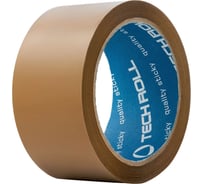 Клейкая лента Techroll 48 мм х 50 м 40 мкм коричневый 1800 метров 36 шт. ш/к_059101281114