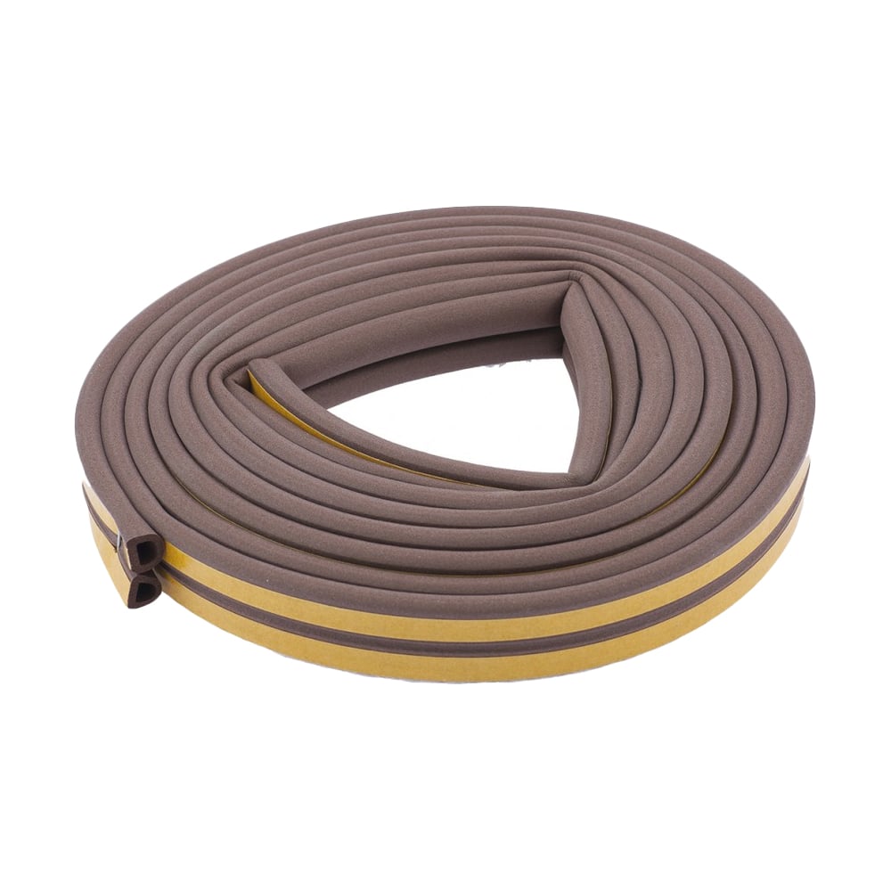 Уплотнитель СИБРТЕХ профиль D, коричневый, 24 м /Р/ ,Рос 93938 ...