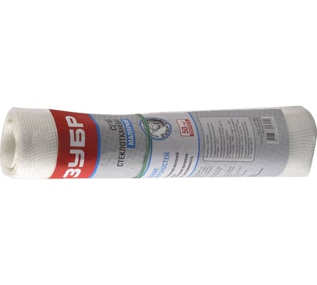 Стеклотканевая малярная сетка Зубр 2x2 мм 25 см х 10 м 1242-025-10