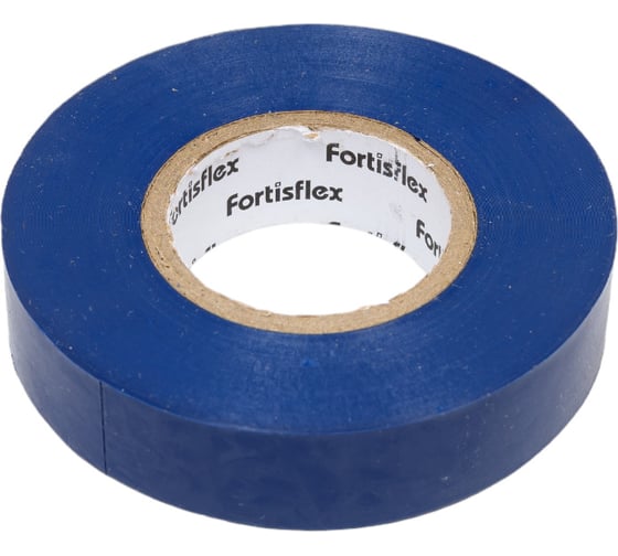 Изолента ПВХ Fortisflex 15x0.13 мм, 20 м, синий 90808