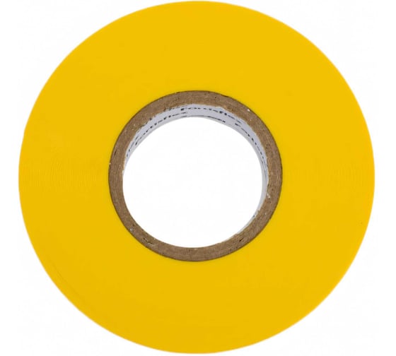 Изолента ПВХ Fortisflex Heavy Duty 19x0.18 мм, 20 м, желтый 90819