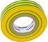 Изолента ПВХ Fortisflex 15x0.13 мм, 20 м, желто-зеленый 90810 4