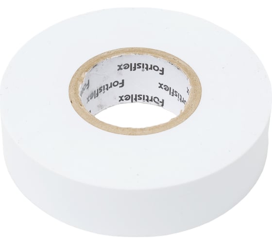 Изолента ПВХ Fortisflex Heavy Duty 19x0.18 мм, 20 м, белый 90818