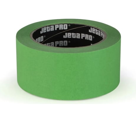 Маскирующая лента Jeta PRO GREEN 90 градусов - 60 мин, зеленая, 25 мм х 40 м 581390/25