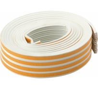 Уплотнитель СИБРТЕХ 6 м, профиль E, белый Р 93943