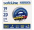 Изолента Safeline ПВХ 19мм х 20м серая 12124 2