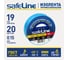 Изолента Safeline ПВХ 19мм х 20м синяя 9371 2