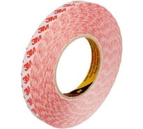 Тонкая двусторонняя лента 3M 9088-200 прозрачная, 19мм х 50м 7100139264