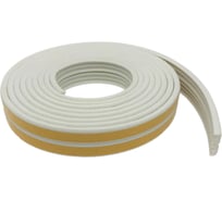 Резиновый самоклеящийся уплотнитель для окон и дверей SV-FORUM профиль E белый - 6м УРCБ E 6