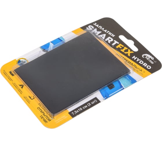 Заплатки гидроизоляционные Smart Fix W-con SmartFix HYDRO 7,5*10 см, черные 120841