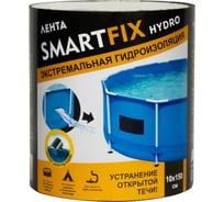 Лента гидроизоляционная Smart Fix W-con SmartFix HYDRO 10*150 см, черная 120840 32065986