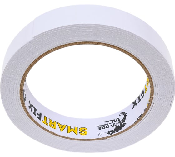 Лента двустороння вспененная Smart Fix W-con SmartFix LIGHT, 19 мм*3 м 134093