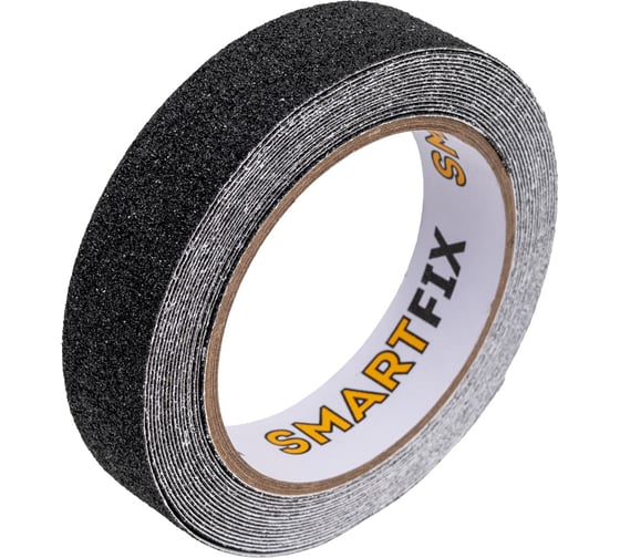 Лента клейкая противоскользящая Smart Fix SmartFix ANTI-SLIP, 25 мм*5 м, чёрная 135606