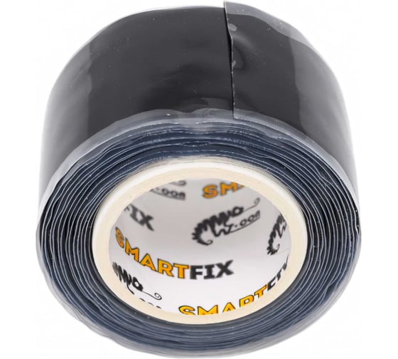 Лента силиконовая гидроизоляционная Smart Fix W-con SmartFix HYDRO 2,5*150 см, черная 120842