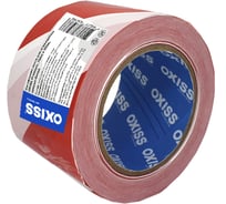 Сигнальная лента для ограждения Oxiss Premium 75мм х 200м, красно-белая 4640277634766