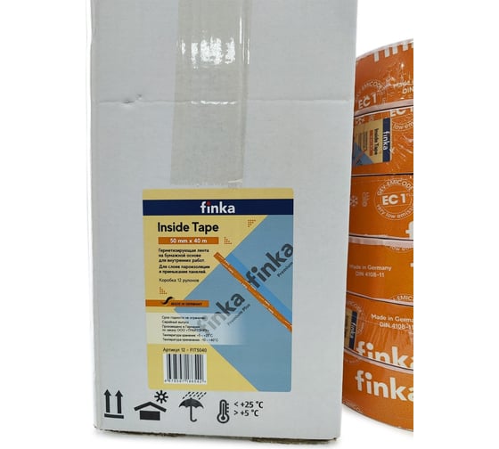 Клейкая лента Finka Flexy Inside Tape 12 шт, 50 мм, 40 м 12-FIT5040
