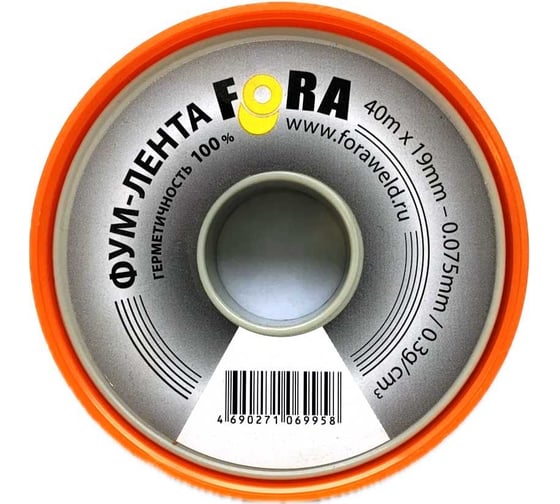 Фум-лента FORA 40 м х 19 мм 006140104