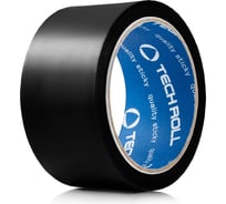 Клейкая лента TECHROLL 48 мм x 40 м x 45 мкм чёрный П/Ш_069153288014